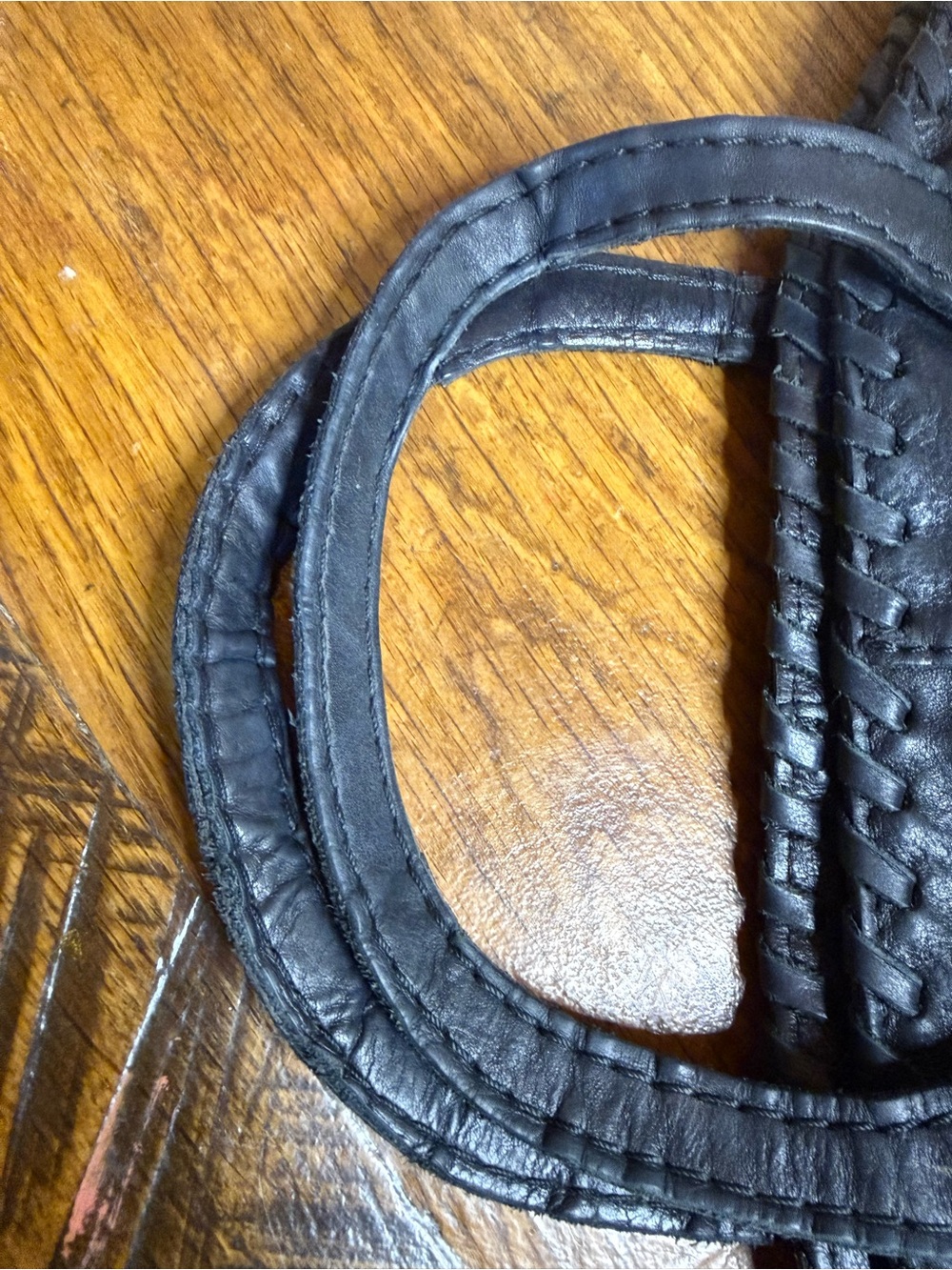 Patricia Nash Black Leather Cutout Tooled Adeline Tote Bag - Picture 9 of 16